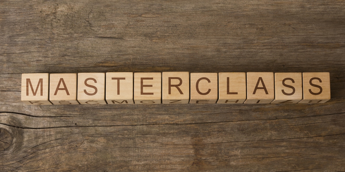 Laatste masterclasses dit jaar, wees er op tijd bij!
